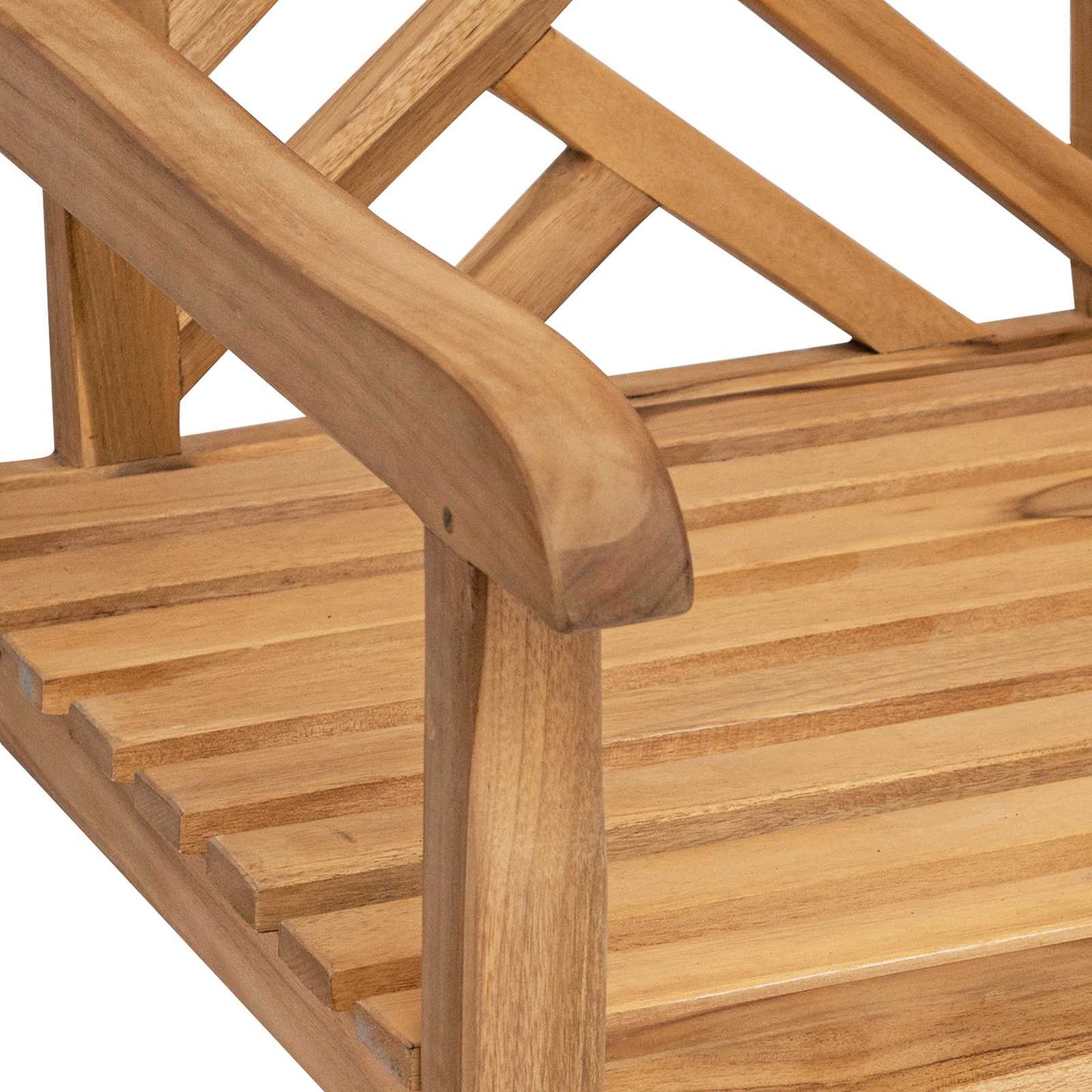 Zahradní Křeslo 2 Pcs 60 X 58 X 90 Cm Pevné Teakové Dřevo