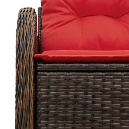 Zahradní Sofa S Polštářem 121 X 62 X 69 Cm Polyratan