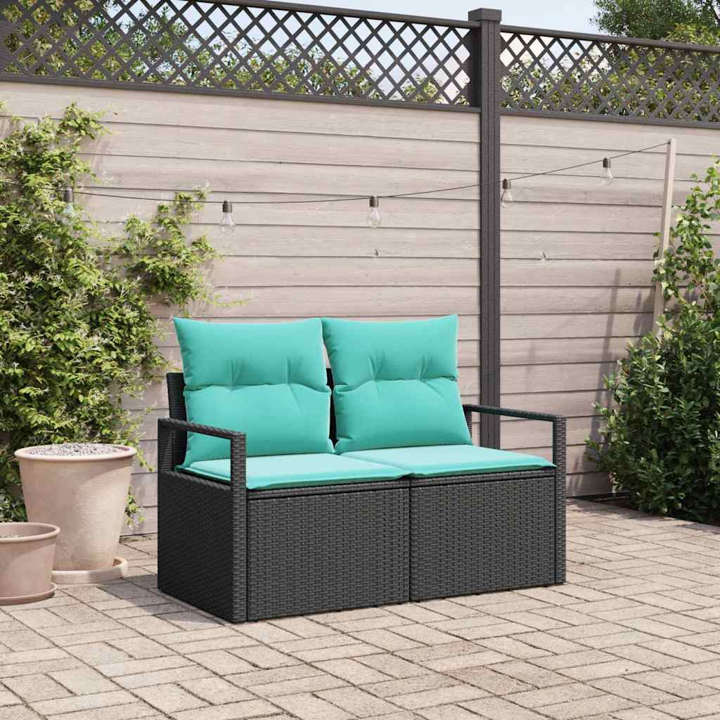 Zahradní Sofa S Polštářem 120 X 62 X 69 Cm Polyratan