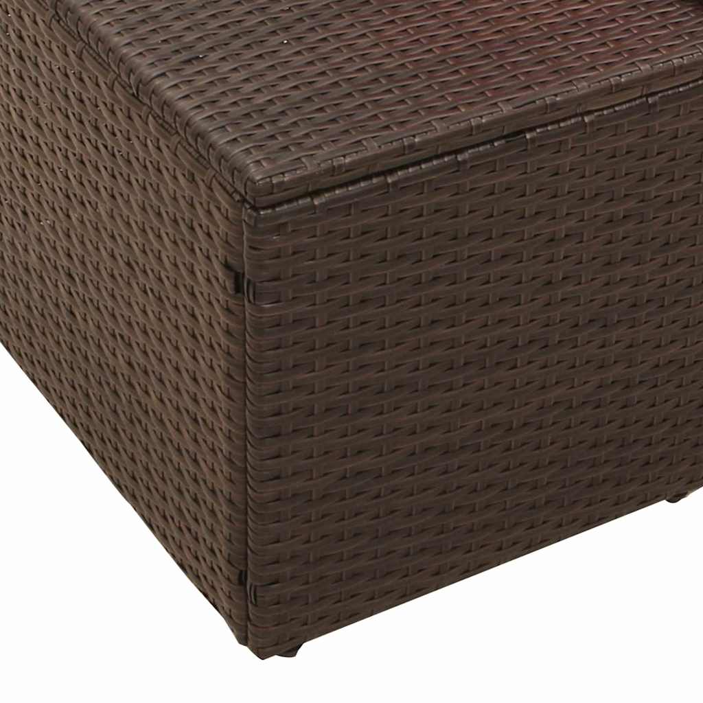 Zahradní Sofa S Polštářem 184 X 62 X 69 Cm Polyratan