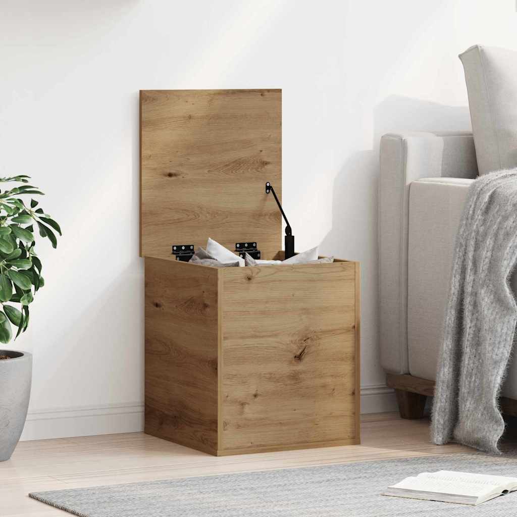 Úložná Krabice Artisanový Dub 40 X 42 X 46 Cm Kompozitní Dřevo