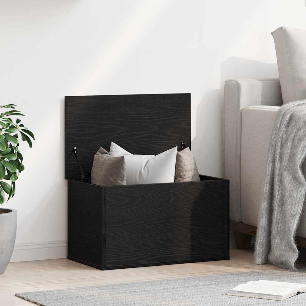 Úložná Krabice Černý Dub 60 X 35 X 35 Cm Kompozitní Dřevo