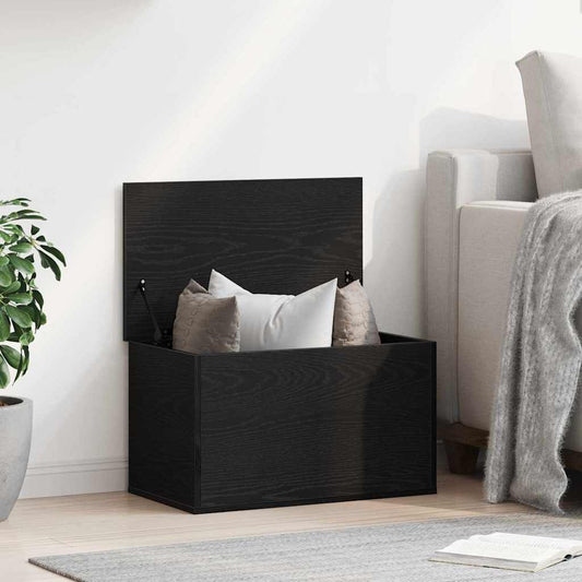 Úložná Krabice Černý Dub 60 X 35 X 35 Cm Kompozitní Dřevo