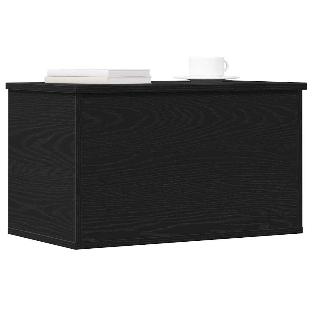 Úložná Krabice Černý Dub 60 X 35 X 35 Cm Kompozitní Dřevo