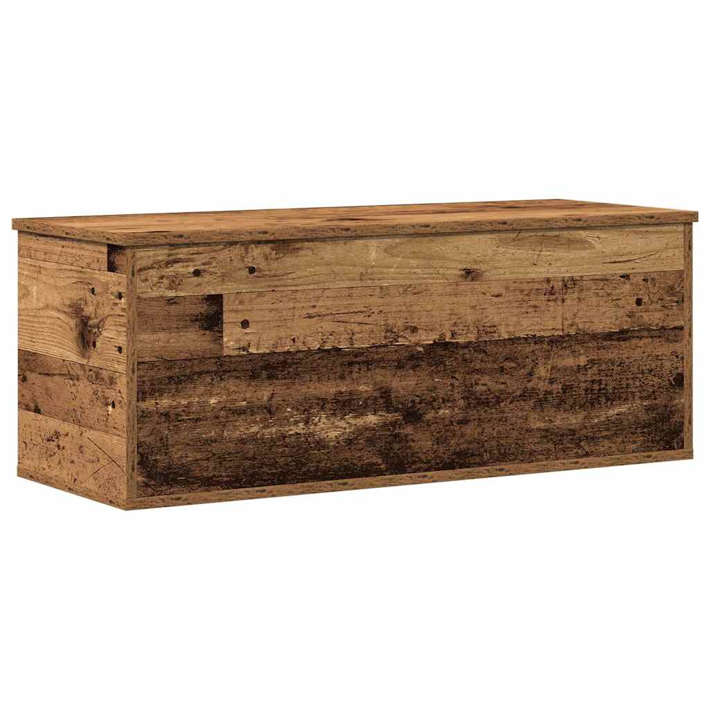 Úložná Krabice Staré Dřevo 90 X 35 X 35 Cm Kompozitní Dřevo