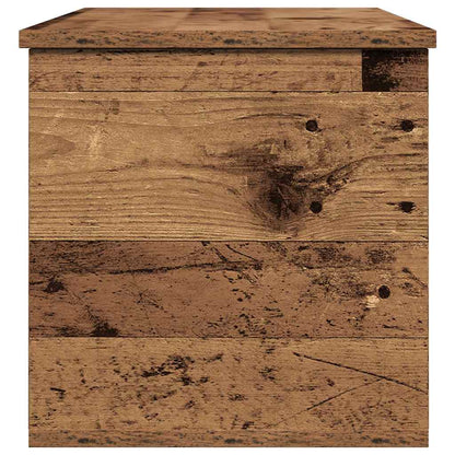 Úložná Krabice Staré Dřevo 90 X 35 X 35 Cm Kompozitní Dřevo