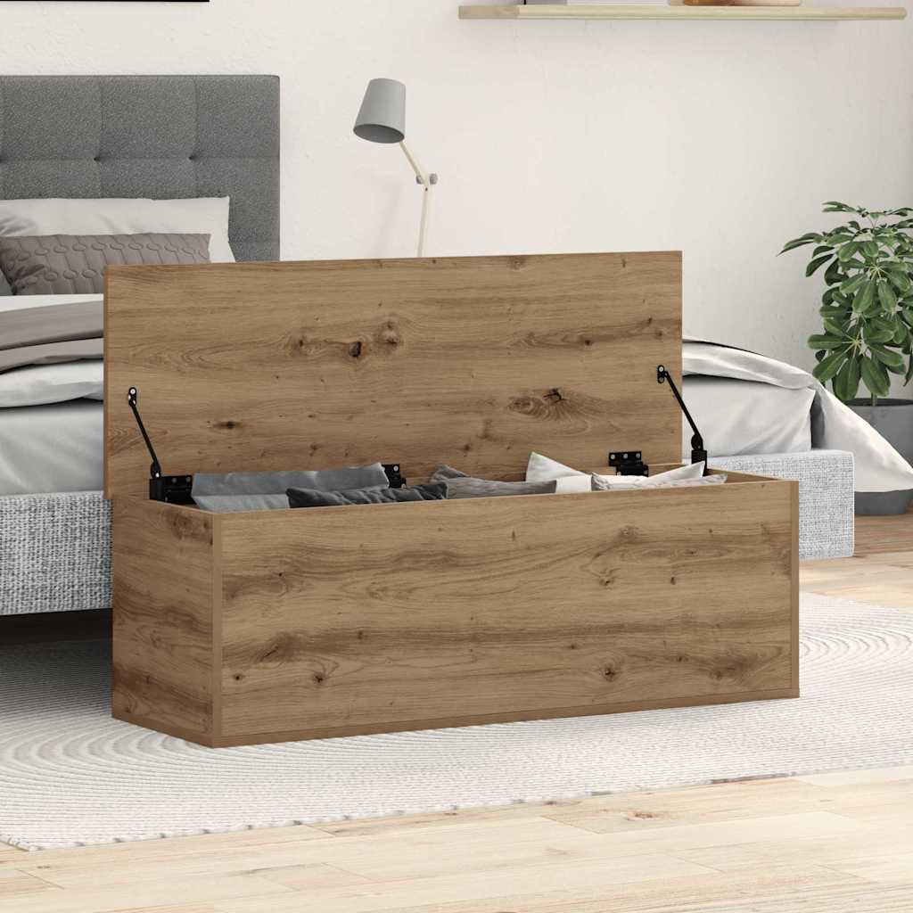 Úložná Krabice Artisanový Dub 102 X 35 X 35 Cm Kompozitní Dřevo