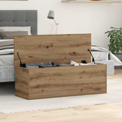 Úložná Krabice Artisanový Dub 102 X 35 X 35 Cm Kompozitní Dřevo