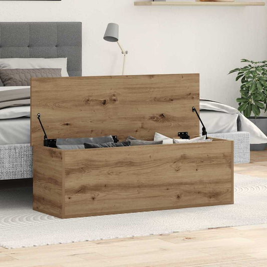 Úložná Krabice Artisanový Dub 102 X 35 X 35 Cm Kompozitní Dřevo