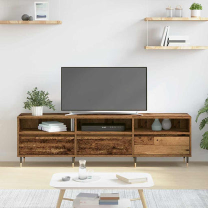 Televizní Skříň 150 X 30 X 45 Cm Staré Dřevo Kompozitní Dřevo