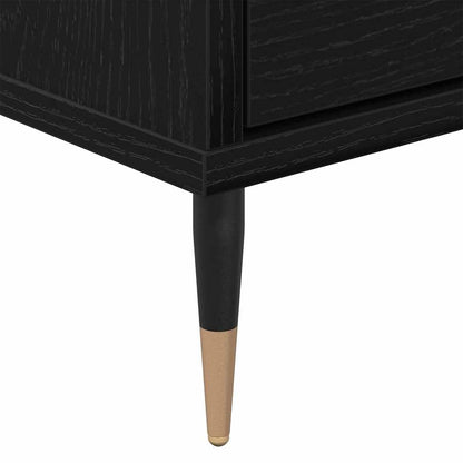 Televizní Skříň 150 X 30 X 45 Cm Černý Dub Kompozitní Dřevo