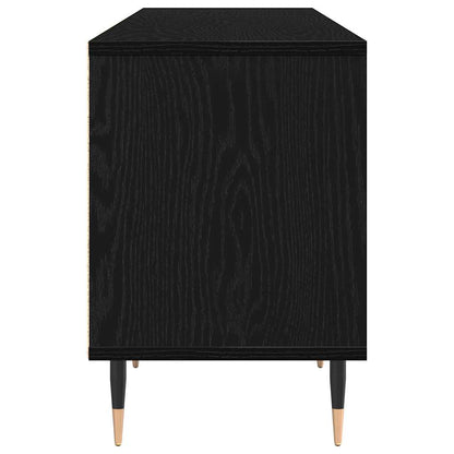Televizní Skříň 150 X 30 X 45 Cm Černý Dub Kompozitní Dřevo