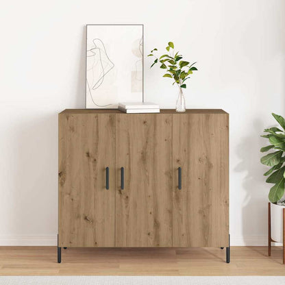 Servírovací Skříň Artisanový Dub 90 X 34 X 80 Cm