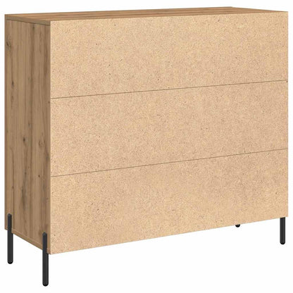 Servírovací Skříň Artisanový Dub 90 X 34 X 80 Cm