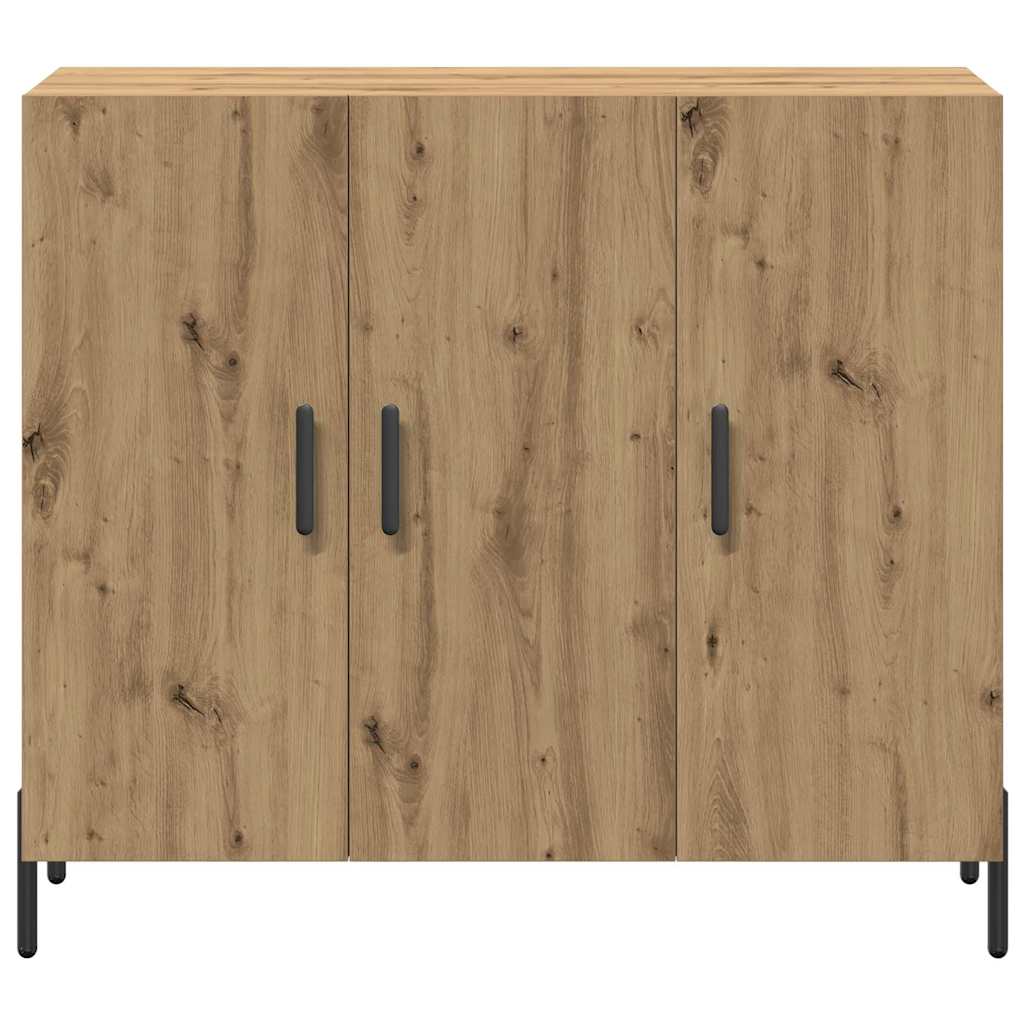 Servírovací Skříň Artisanový Dub 90 X 34 X 80 Cm