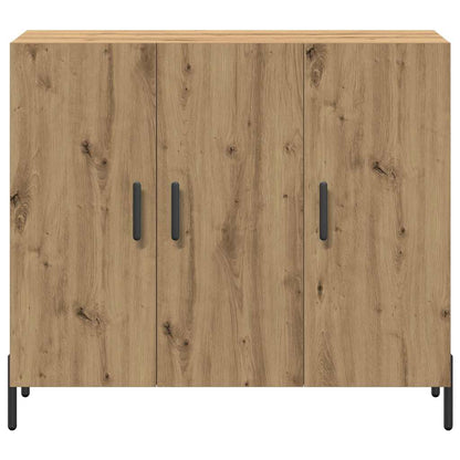 Servírovací Skříň Artisanový Dub 90 X 34 X 80 Cm