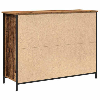 Servírovací Skříň Staré Dřevo 100 X 35 X 75 Cm