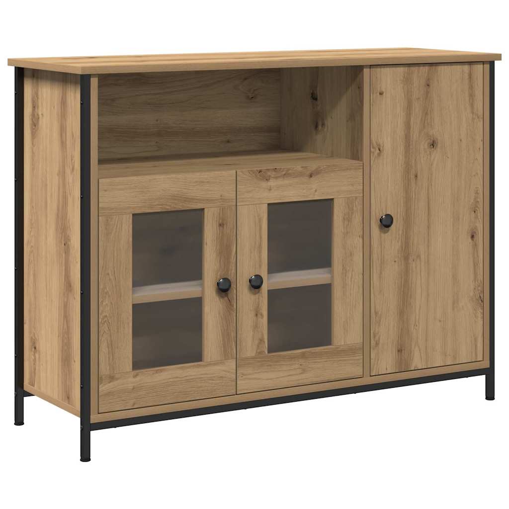 Servírovací Skříň Artisanový Dub 100 X 35 X 75 Cm