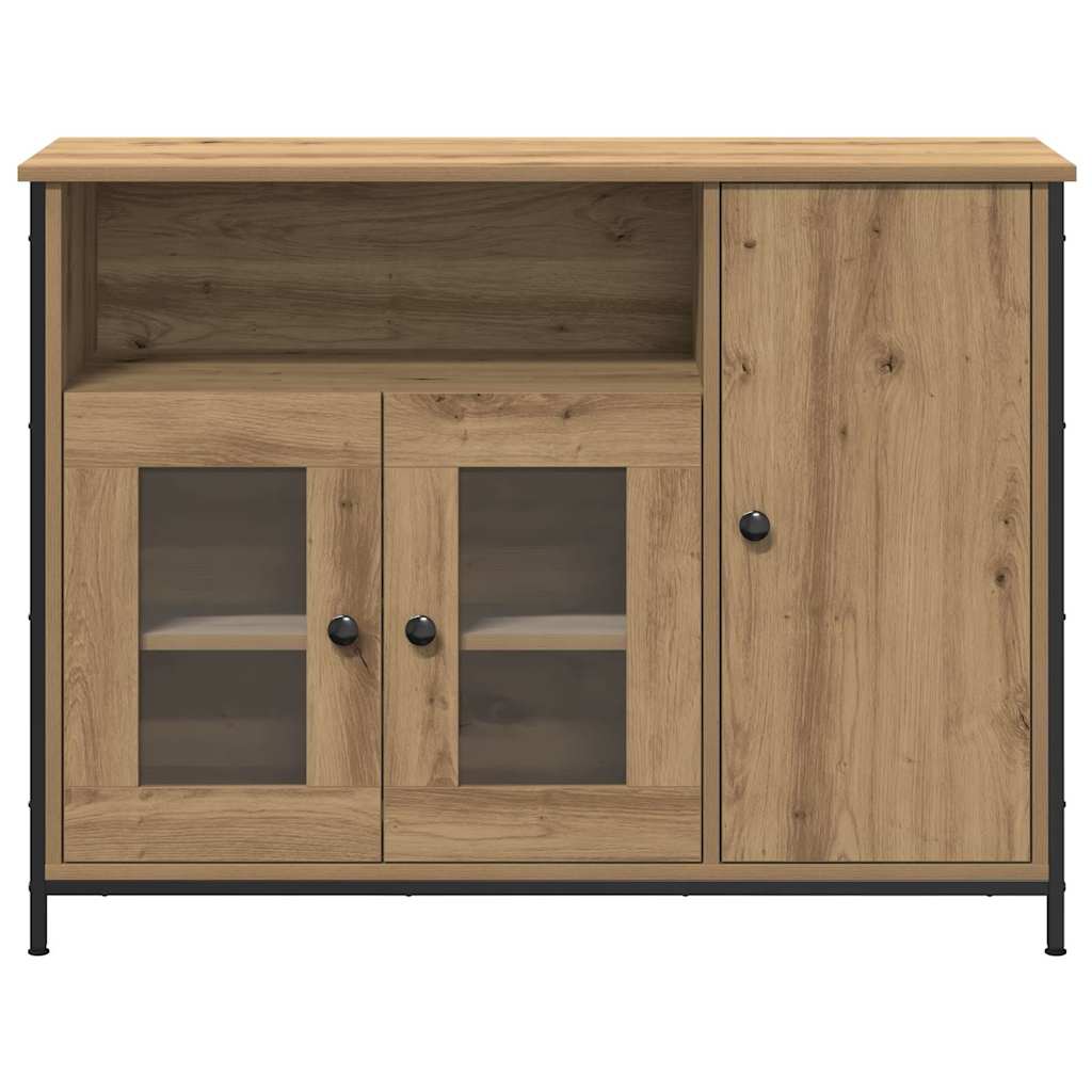 Servírovací Skříň Artisanový Dub 100 X 35 X 75 Cm