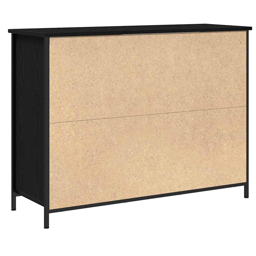 Servírovací Skříň Černý Dub 100 X 35 X 75 Cm