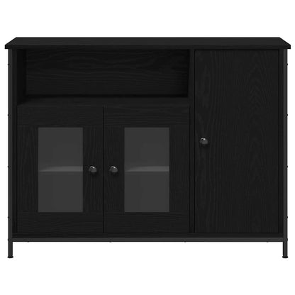 Servírovací Skříň Černý Dub 100 X 35 X 75 Cm