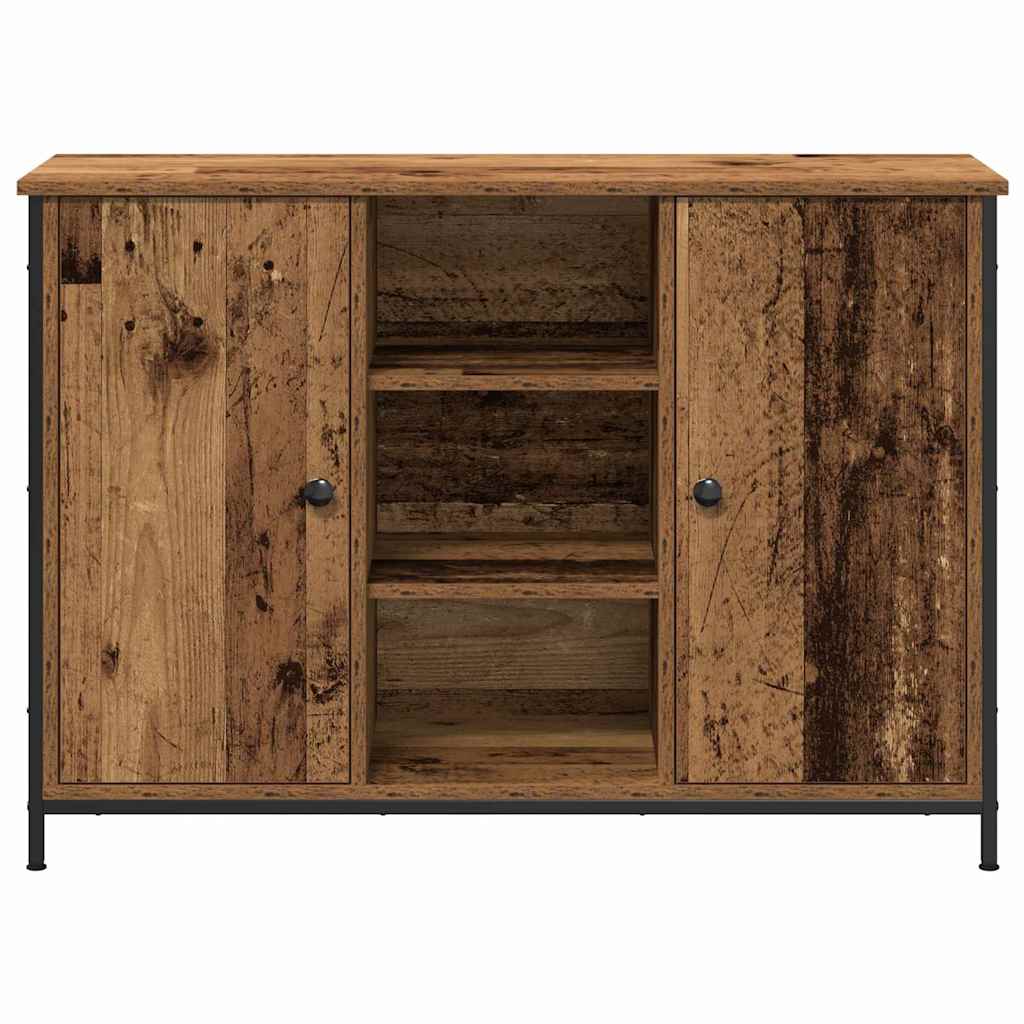 Servírovací Skříň Staré Dřevo 100 X 35 X 70 Cm
