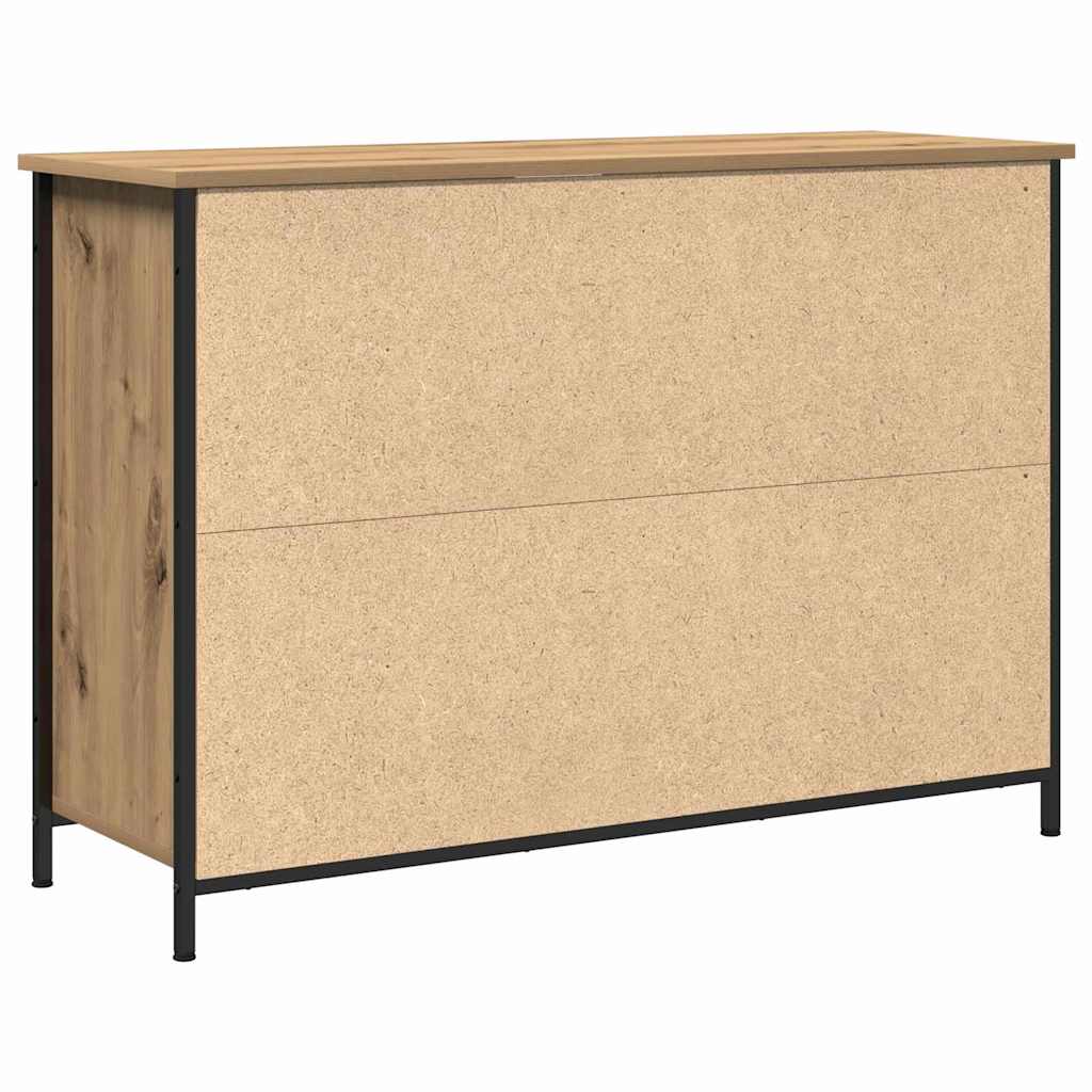 Servírovací Skříň Artisanový Dub 100 X 35 X 70 Cm