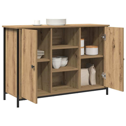 Servírovací Skříň Artisanový Dub 100 X 35 X 70 Cm