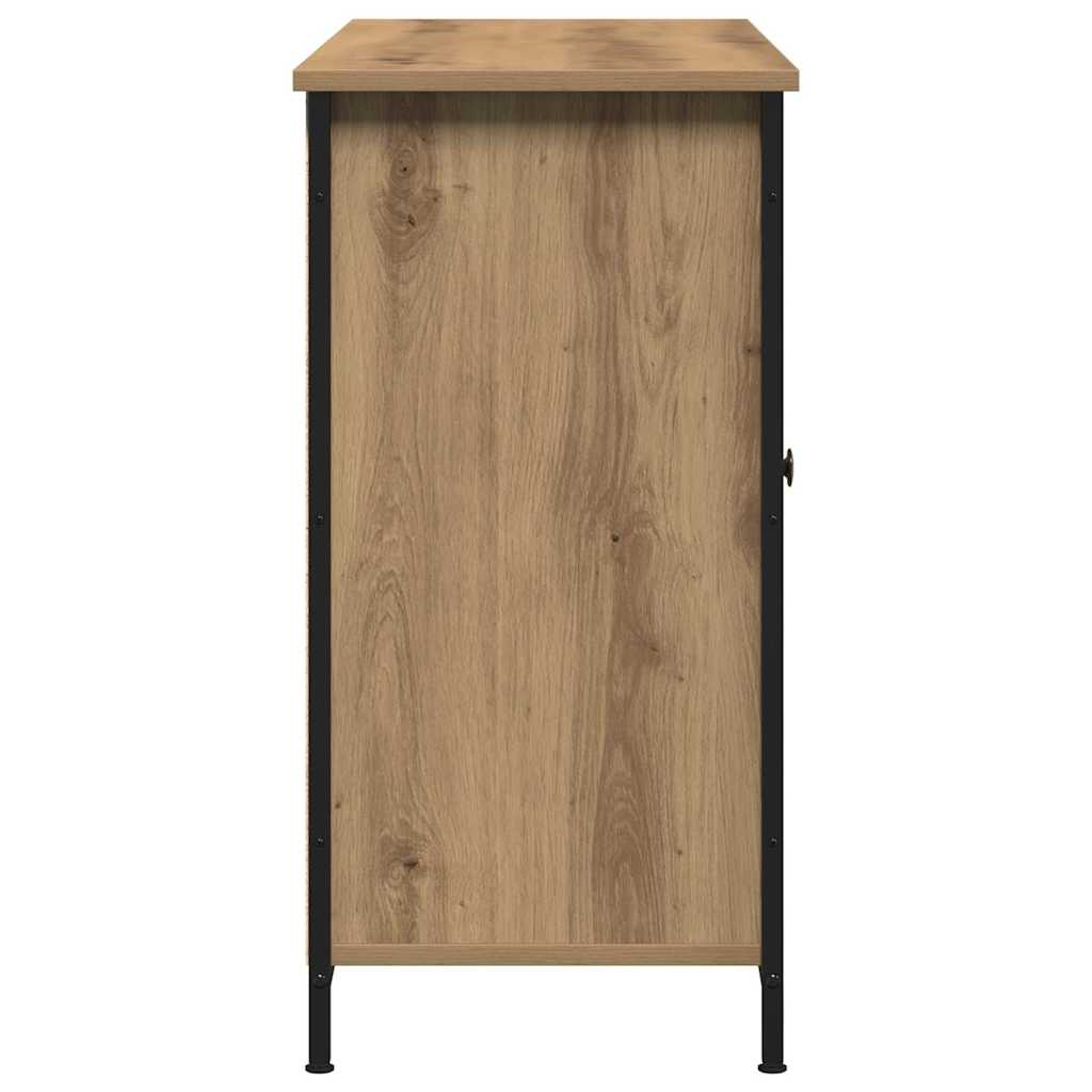 Servírovací Skříň Artisanový Dub 100 X 35 X 70 Cm