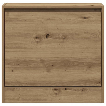 Skříň Na Obuv 60 X 21 X 57 Cm Kompozitní Dřevo Artisanový Dub