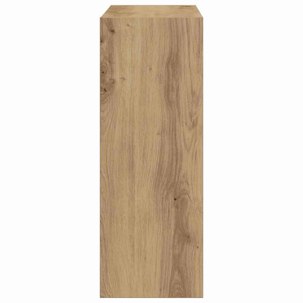 Skříň Na Obuv 60 X 21 X 57 Cm Kompozitní Dřevo Artisanový Dub