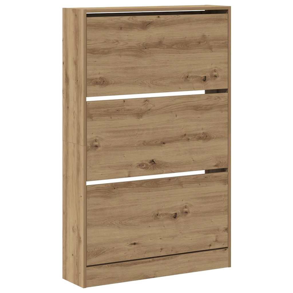 Skříň Na Obuv 80 X 21 X 125,5 Cm Kompozitní Dřevo