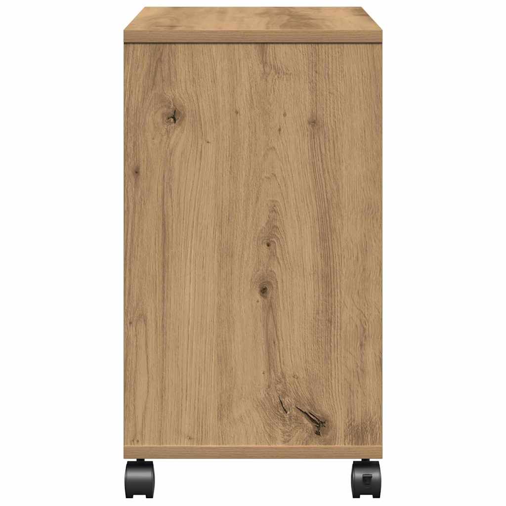 Odkládací Stolek Dub Artisan 50 X 30 X 55 Cm Kompozitní Dřevo