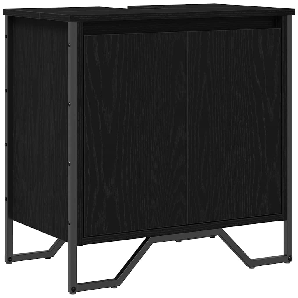 Skříňka Pod Umyvadlo Černý Dub 60 X 35 X 60 Cm Kompozitní Dřevo
