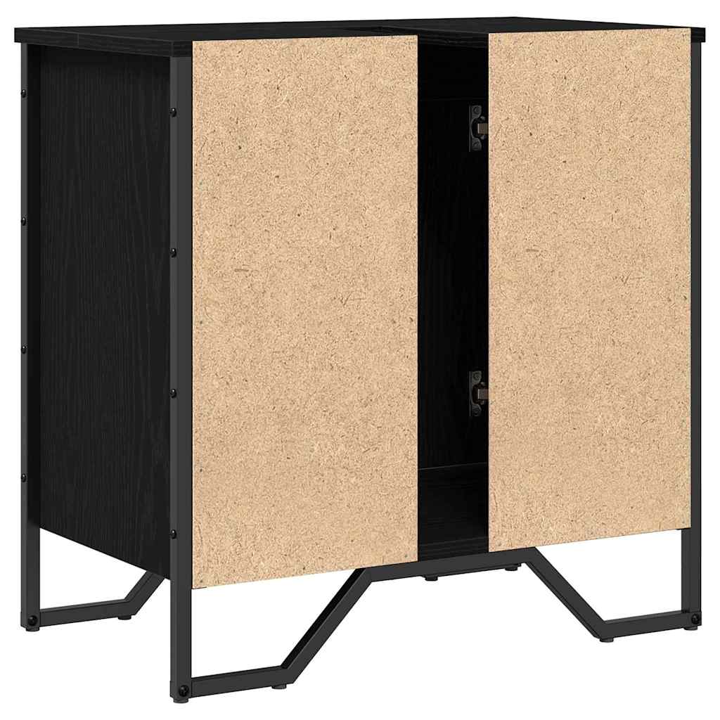 Skříňka Pod Umyvadlo Černý Dub 60 X 35 X 60 Cm Kompozitní Dřevo