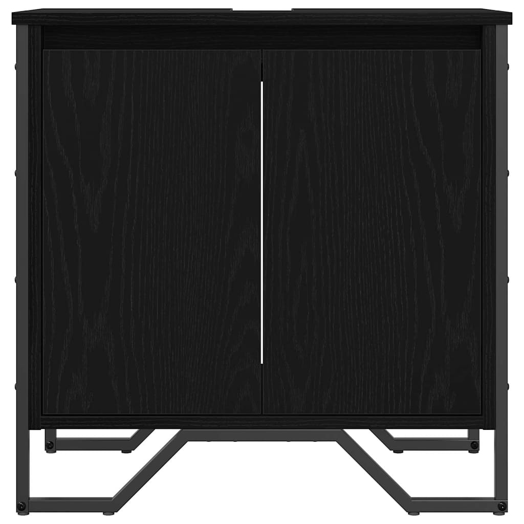 Skříňka Pod Umyvadlo Černý Dub 60 X 35 X 60 Cm Kompozitní Dřevo