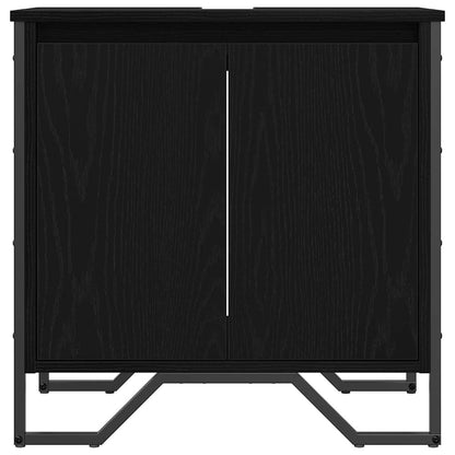 Skříňka Pod Umyvadlo Černý Dub 60 X 35 X 60 Cm Kompozitní Dřevo