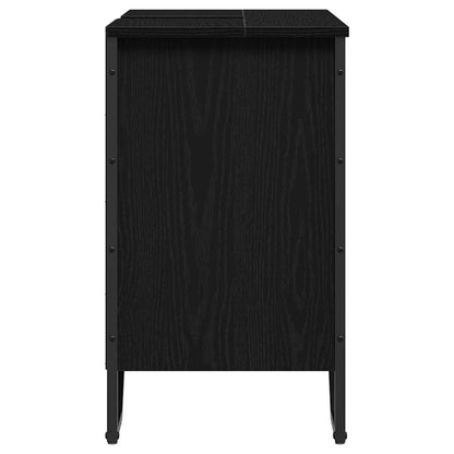 Skříňka Pod Umyvadlo Černý Dub 60 X 35 X 60 Cm Kompozitní Dřevo