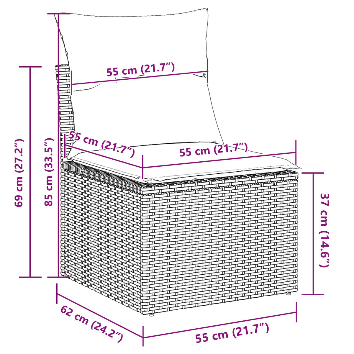 Set Pohovek 6 Ks Polyester