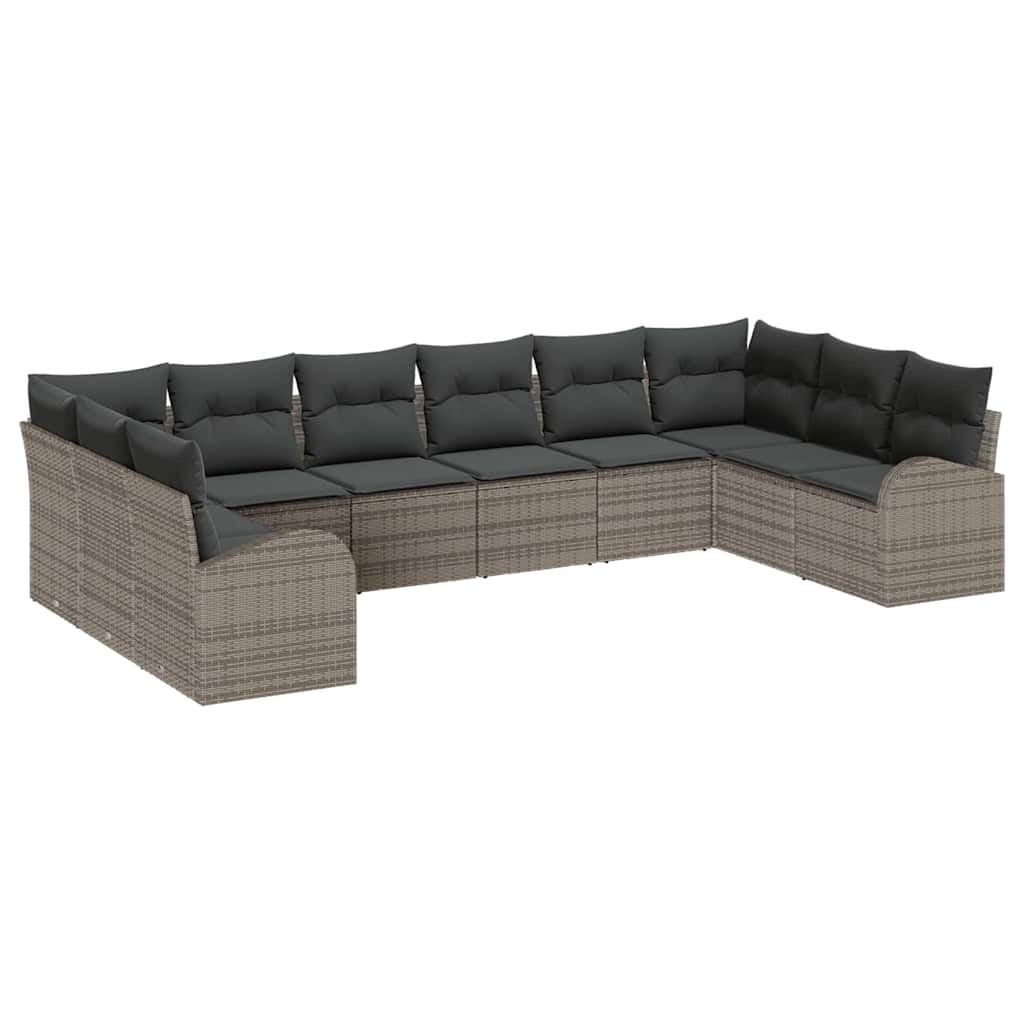 Set Pohovek 10 Ks [Syntetický]: Polyratan