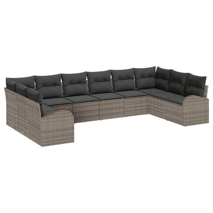 Set Pohovek 10 Ks [Syntetický]: Polyratan
