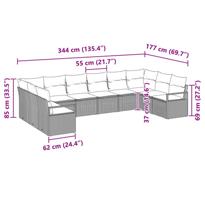 Set Pohovek 10 Ks Polyratan