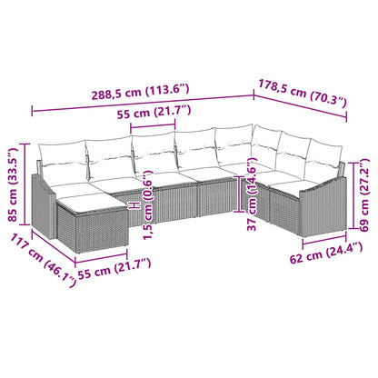 Set Pohovek 8 Ks Polyratan