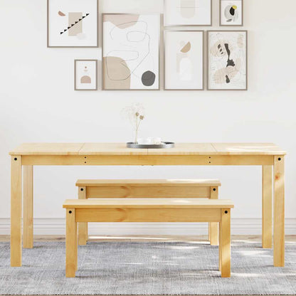 Jídelní Set 5 Kusů "Panama" Borovicový Masiv Přírodní