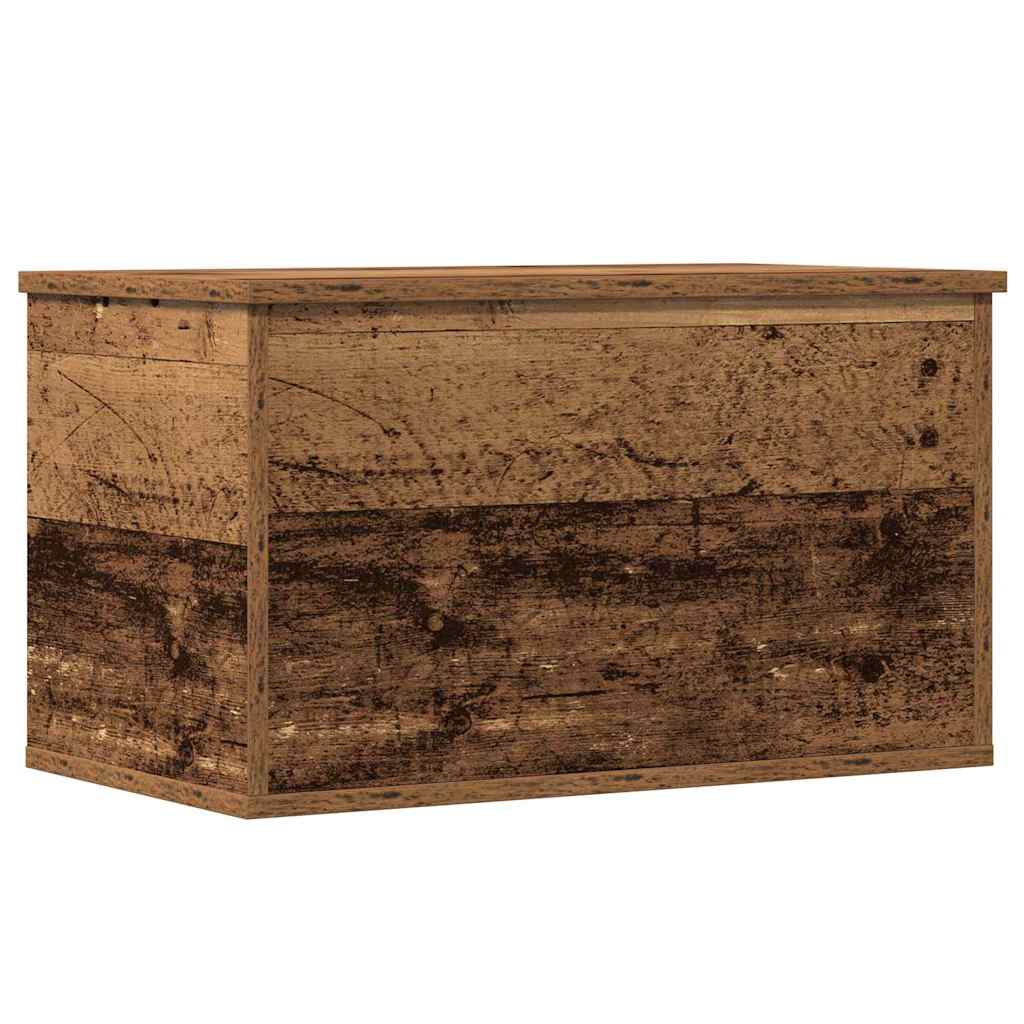 Úložná Krabice Staré Dřevo 60 X 35 X 35 Cm Kompozitní Dřevo