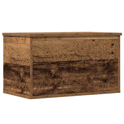 Úložná Krabice Staré Dřevo 60 X 35 X 35 Cm Kompozitní Dřevo