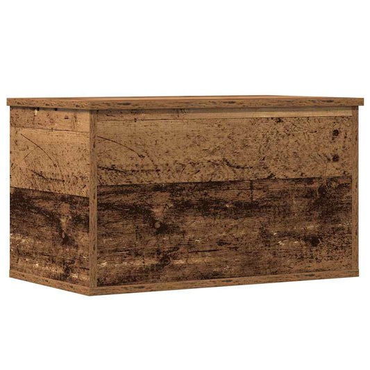 Úložná Krabice Staré Dřevo 60 X 35 X 35 Cm Kompozitní Dřevo