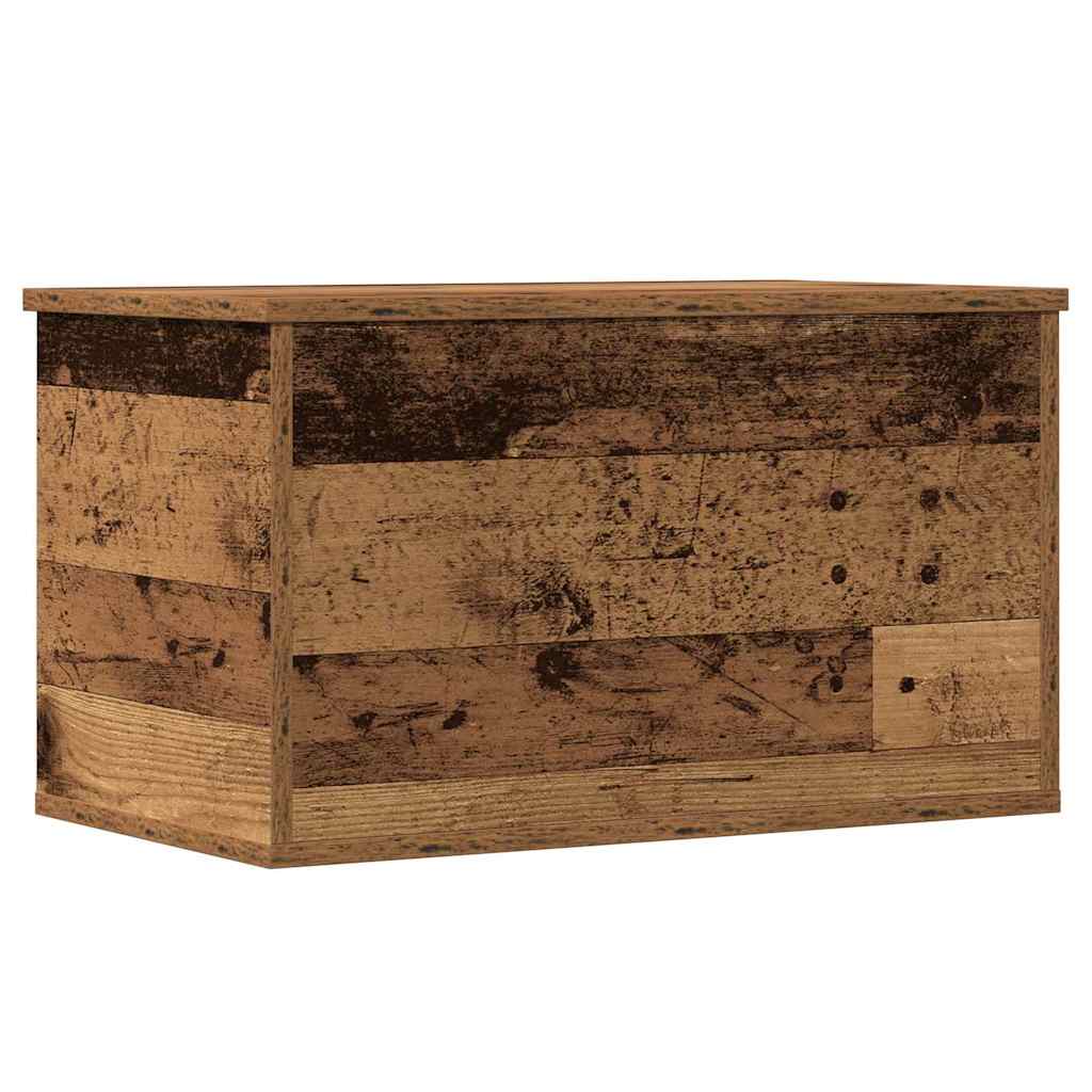 Úložná Krabice Staré Dřevo 60 X 35 X 35 Cm Kompozitní Dřevo