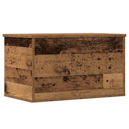 Úložná Krabice Staré Dřevo 60 X 35 X 35 Cm Kompozitní Dřevo