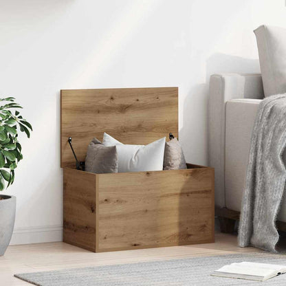 Úložná Krabice Artisanový Dub 60 X 35 X 35 Cm Kompozitní Dřevo